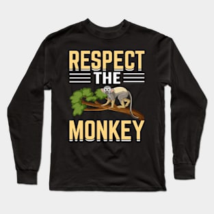 Respect The Monkey Long Sleeve T-Shirt